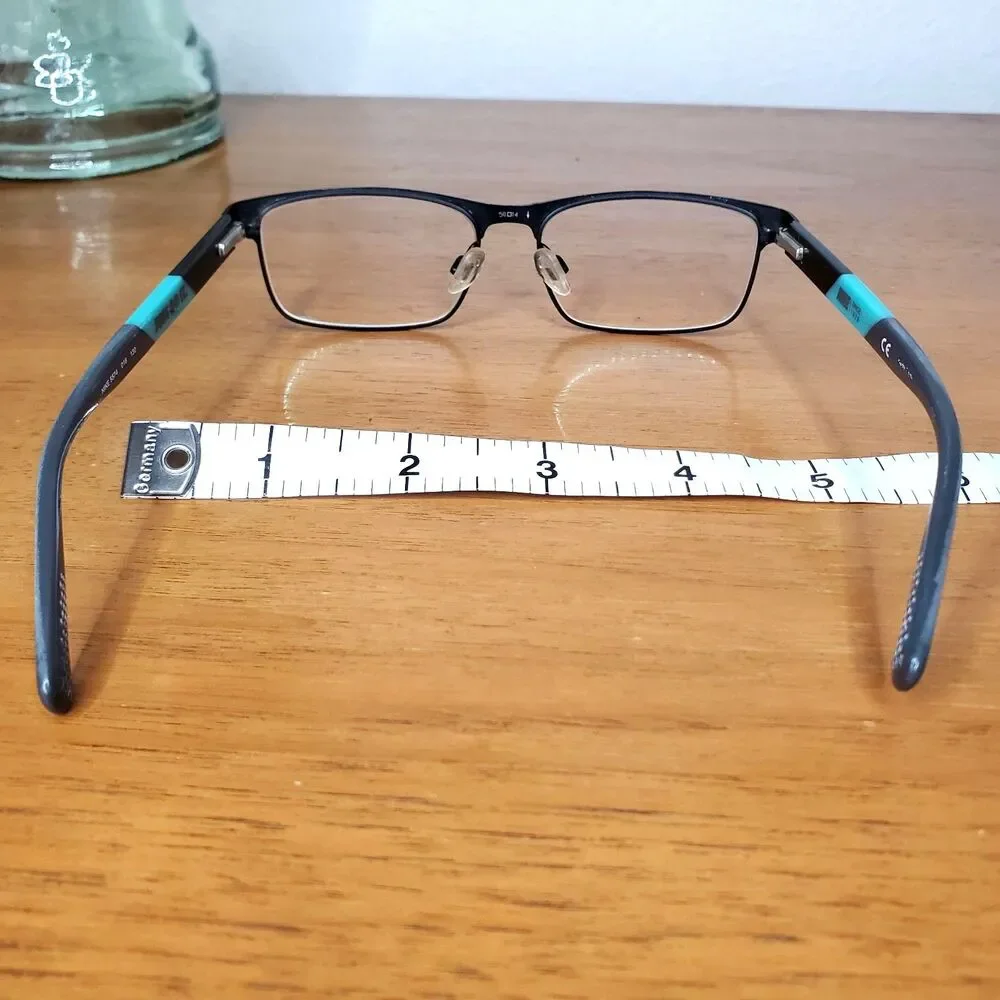 Nike 5574 018 Kids Eyeglasses Satin Black Hyper Jade Unisex Eye Wear Optical